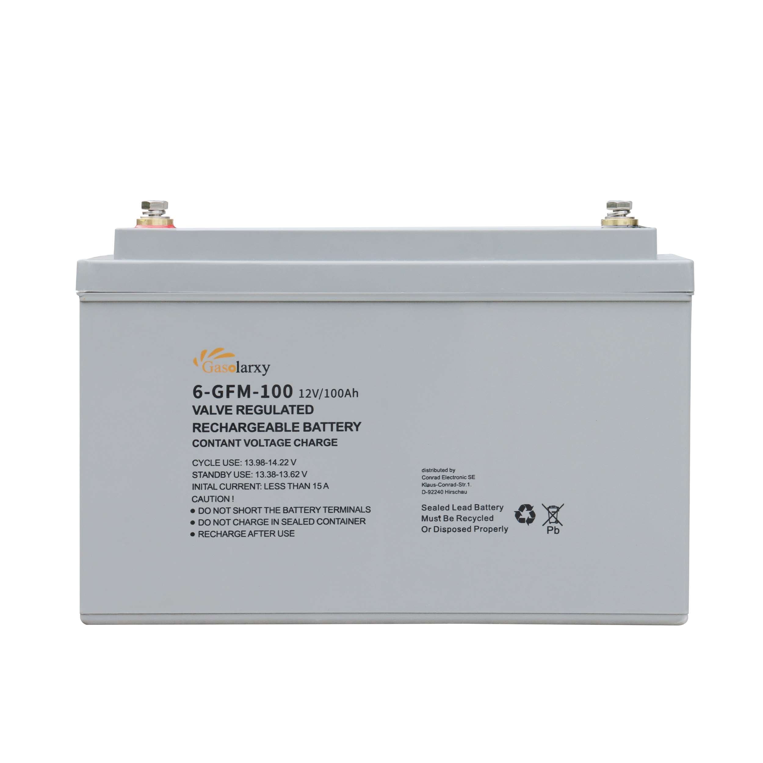 Solarparts@AGM Batteries Lead-Acid 6-GFM-100