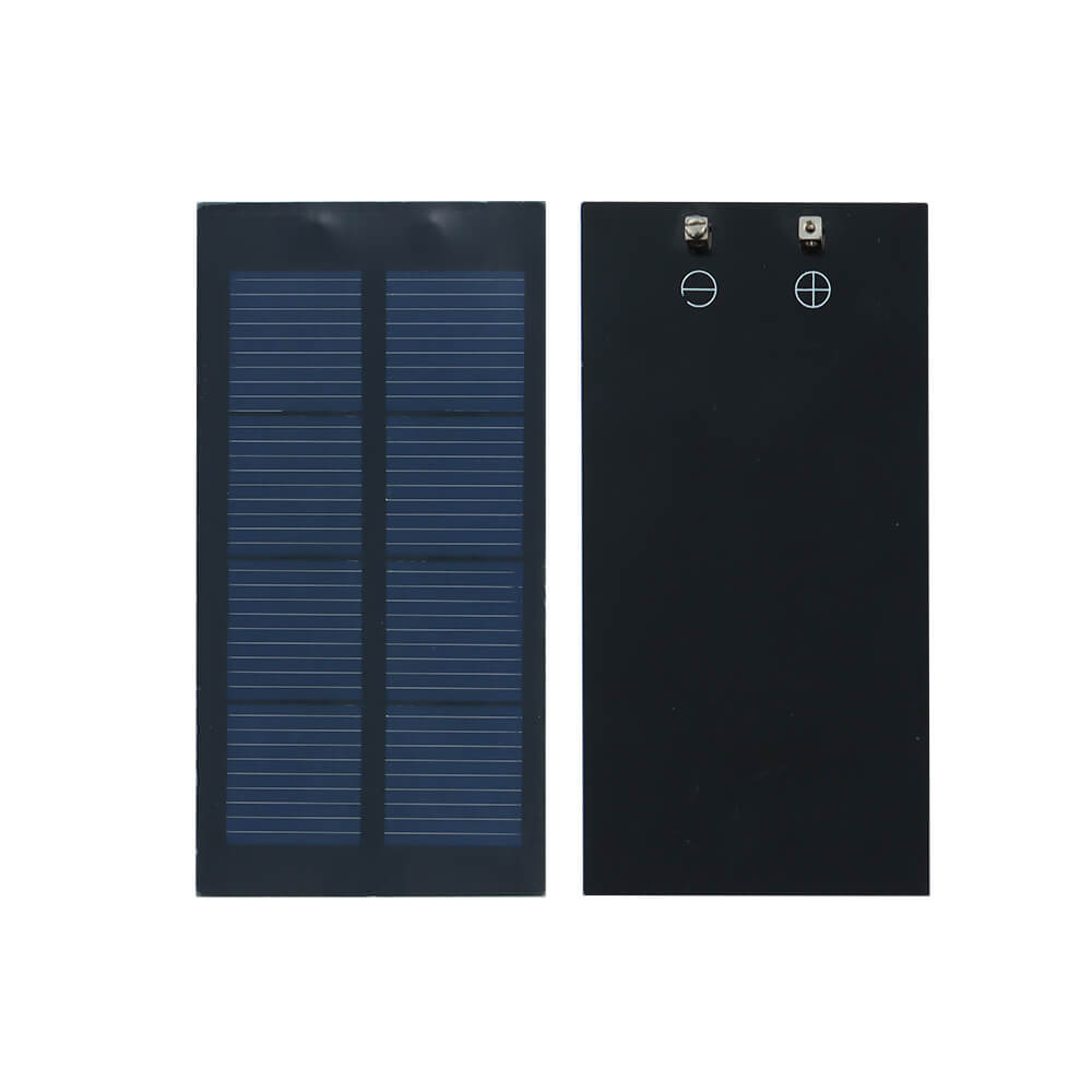 2V/400MA 0.8W PET Solar Pane 60x 120 x 3 mm For solar DIY kits