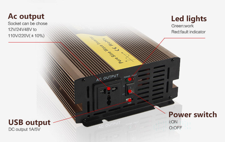 JiXiao@ Off- Grid Inverter 600w For Off Grid Solar Power System Home