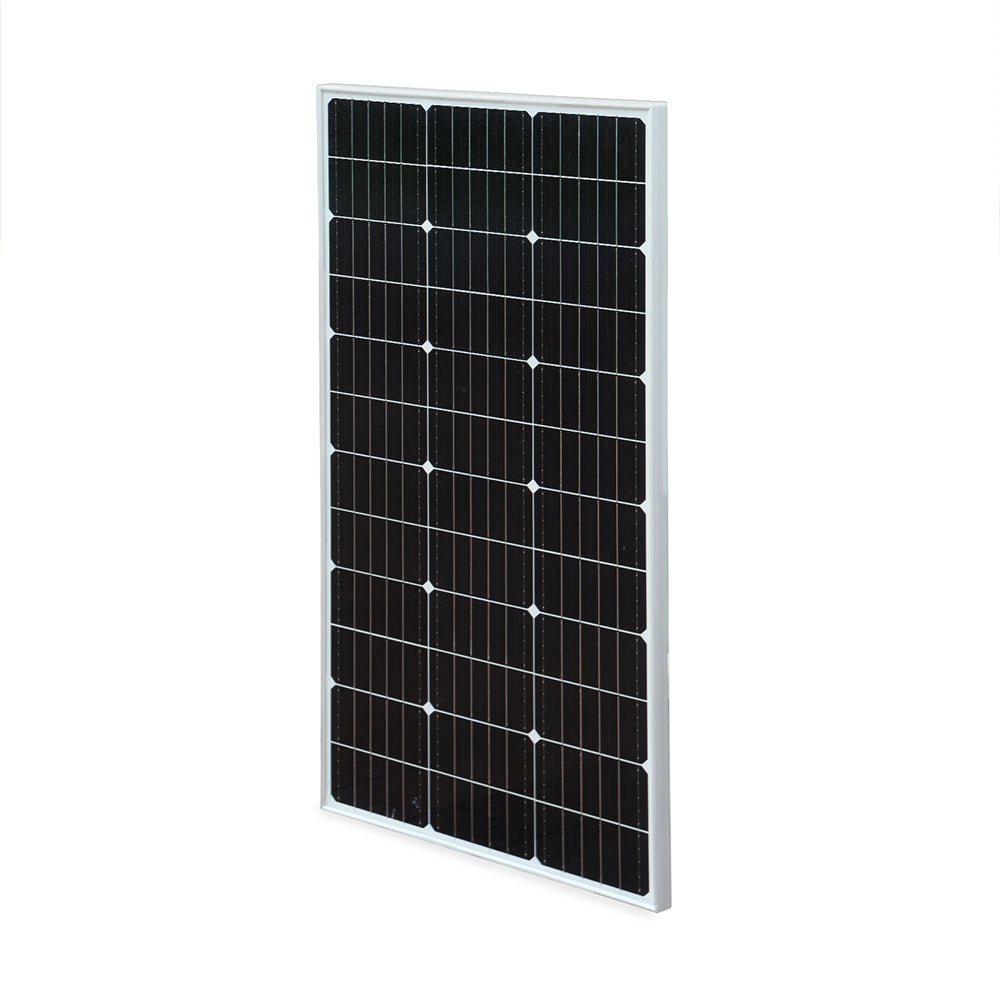 Solarparts Mono glass solar panel 100W 19.8V 1050*530*25mm with junction box and MC4 0.9M cable
