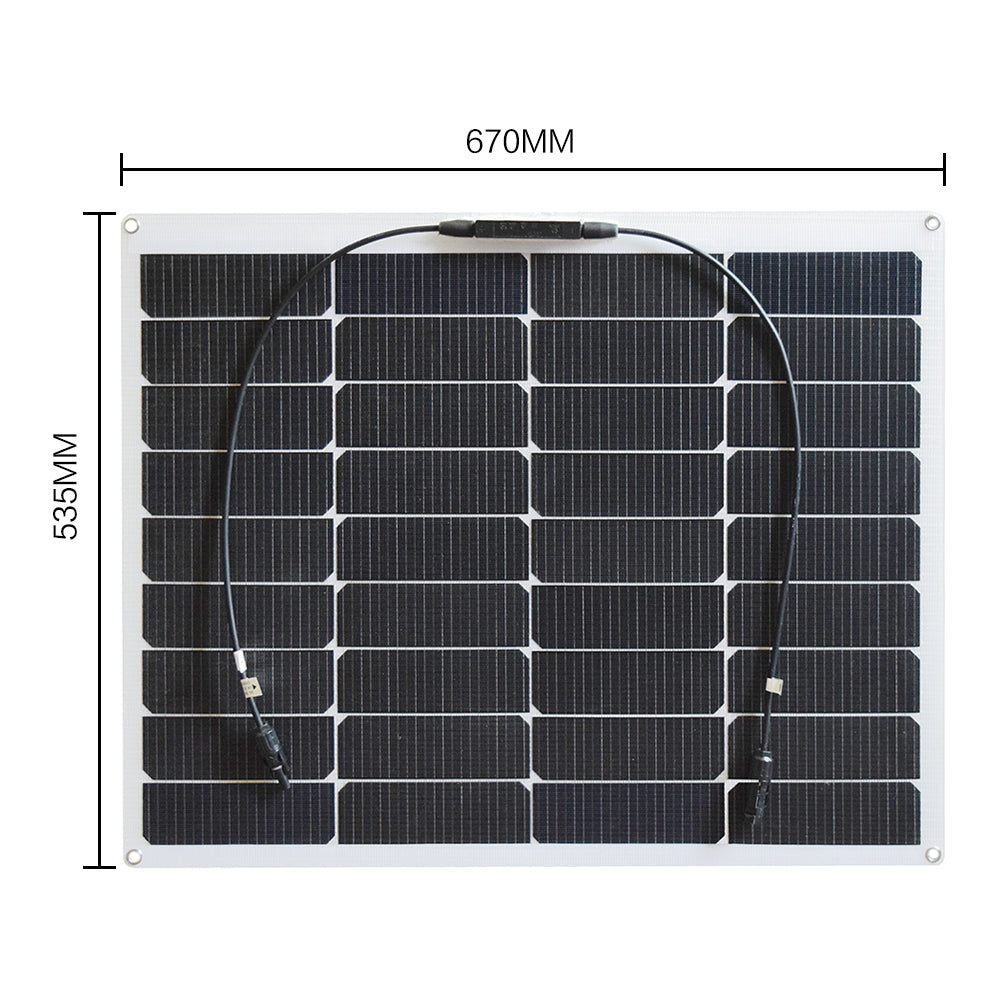 Xinpuguang@_Mono flexible solar panel 60W 18V 670x535x2.5mm