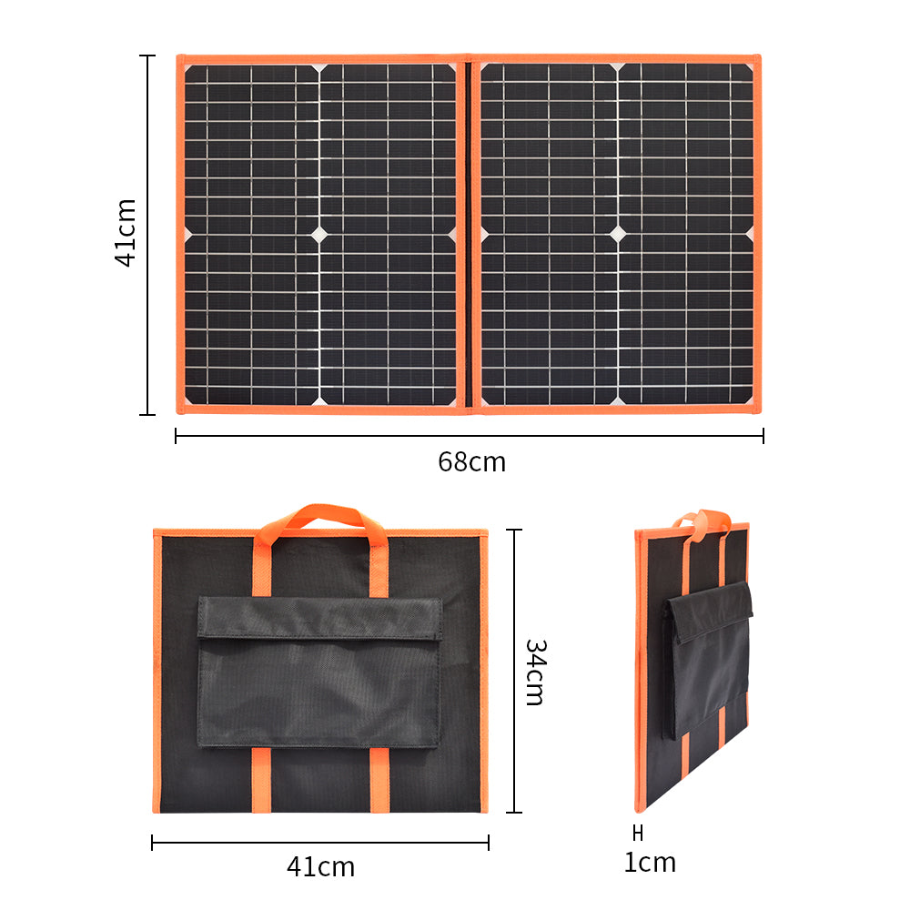 mono portable solar charger 18V/40W 340*410*10mm with USB Socket