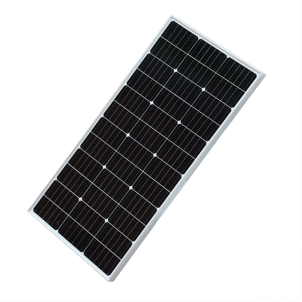 Solarparts Mono glass solar panel 100W 19.8V 1050*530*25mm with junction box and MC4 0.9M cable