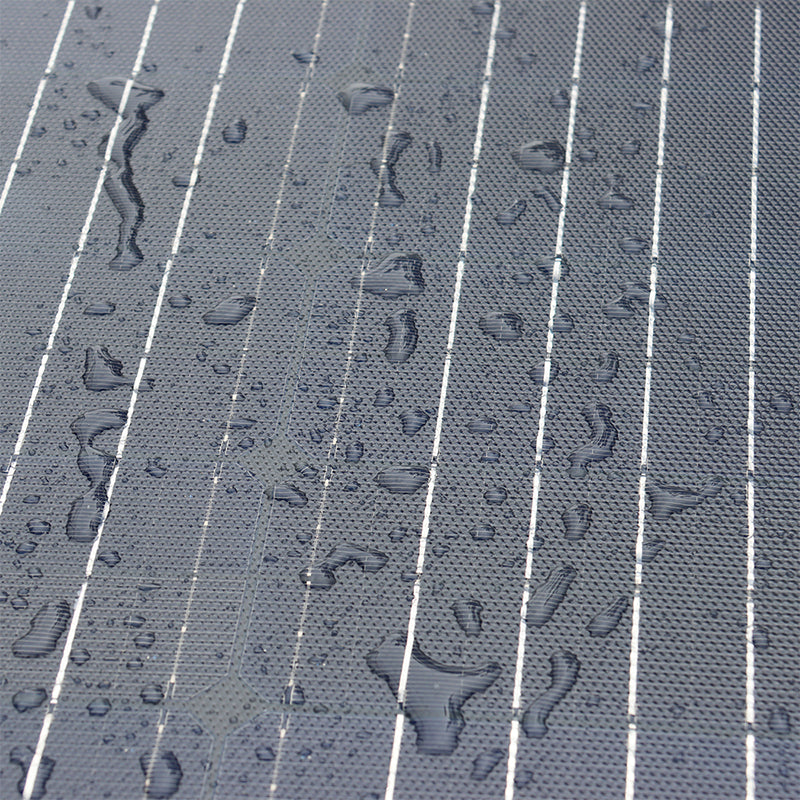 the surface of solar panel