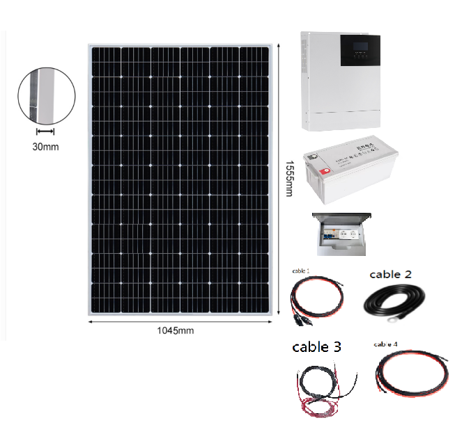 600W Off Grid Solar Power System For Home